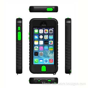 Shockproof Waterproof Cover for iPhone 5/5S with Bike Mount, Compatible 5C